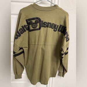 Disney WDW Spirit Jersey Army Green Sz Small